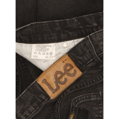 Lee Brooklyn Men Black Straight Regular Stretch Jeans W36 L31