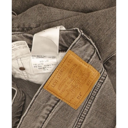 Levi's 514 Men Grey Straight Slim Jeans W31 L29