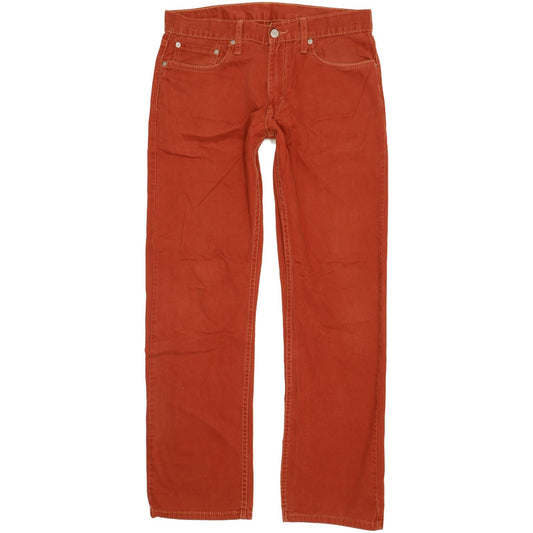 Levi's 514 Men Red Straight Slim Jeans W33 L32