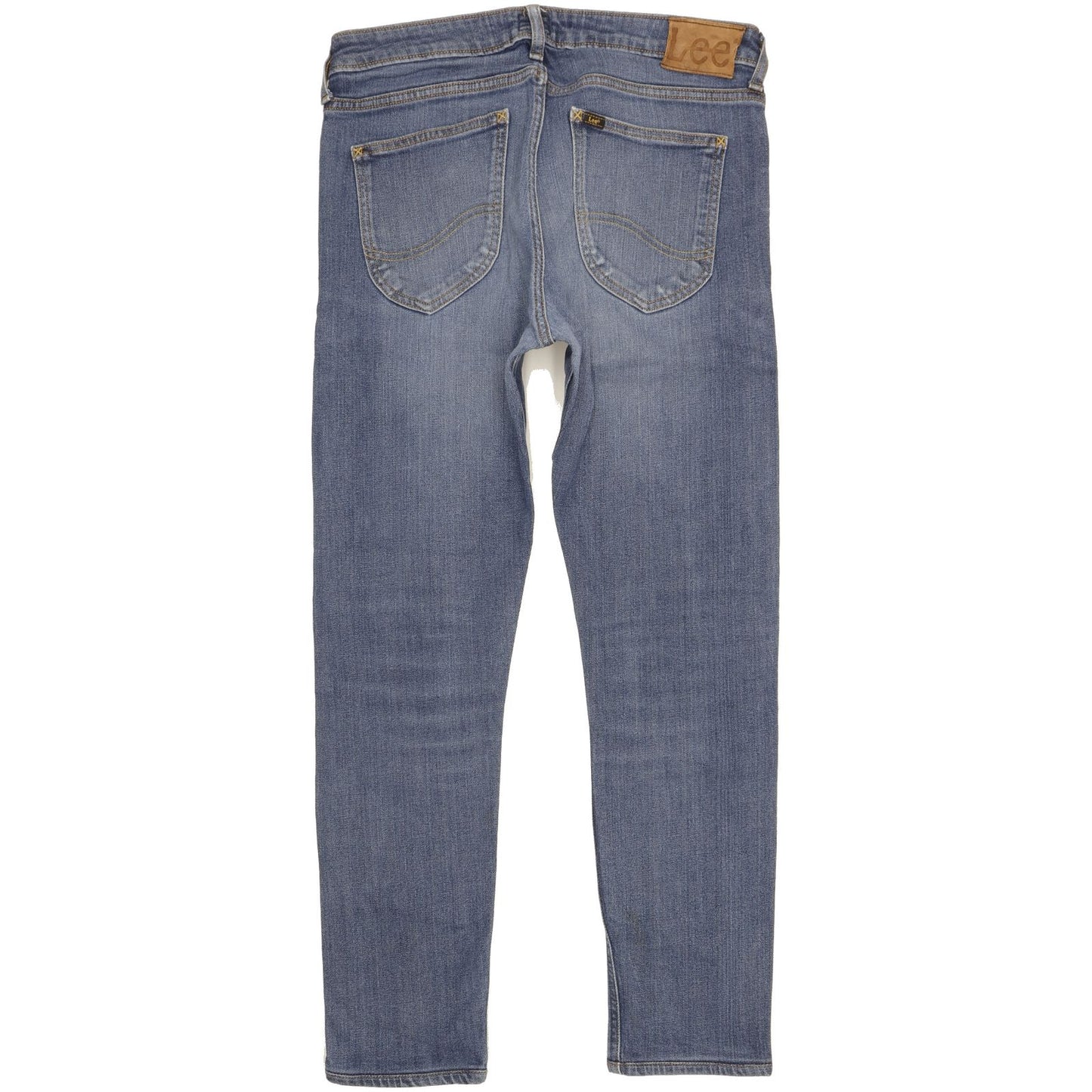 Lee Malone Men Blue Skinny Slim Stretch Jeans W33 L28