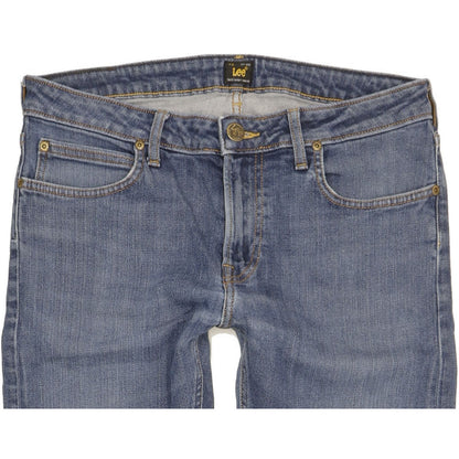 Lee Malone Men Blue Skinny Slim Stretch Jeans W33 L28