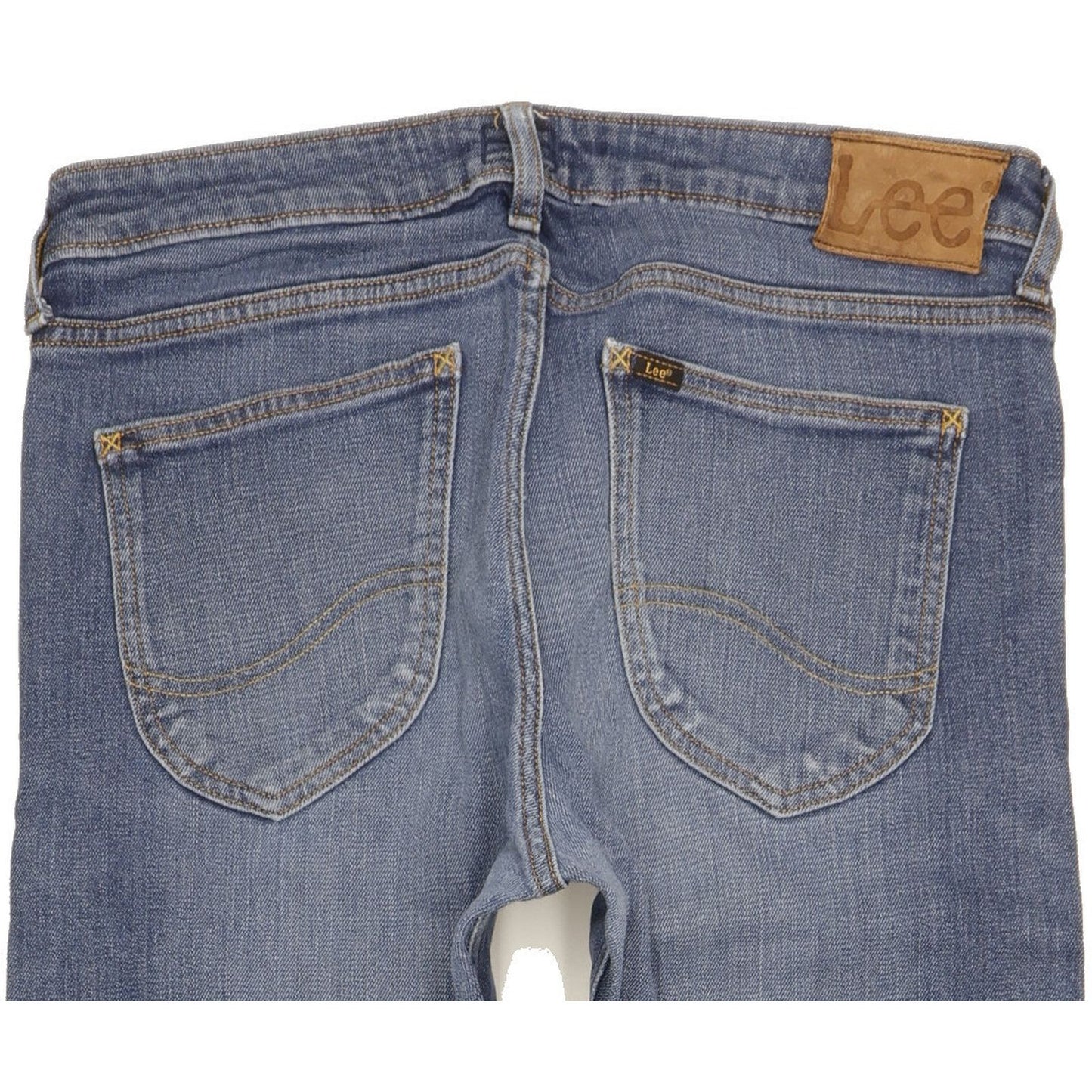 Lee Malone Men Blue Skinny Slim Stretch Jeans W33 L28