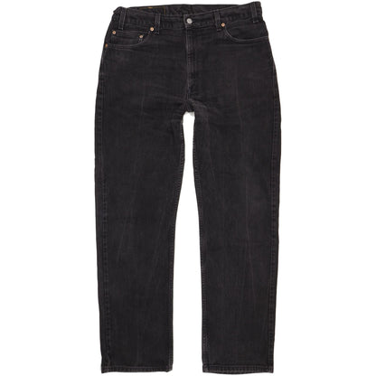 Levi's 505 Men Black Straight Regular Jeans W36 L32