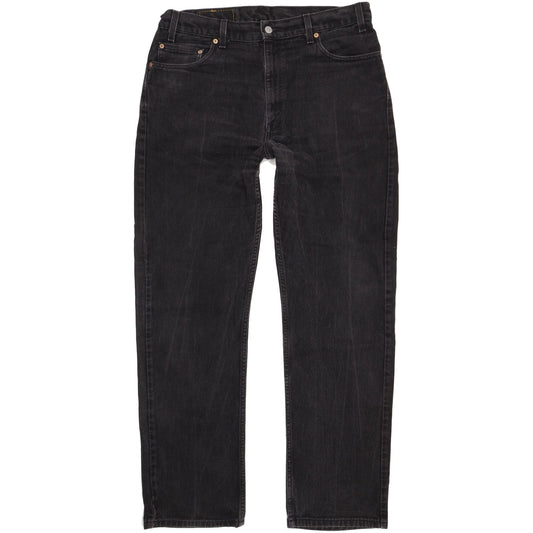 Levi's 505 Men Black Straight Regular Jeans W36 L32