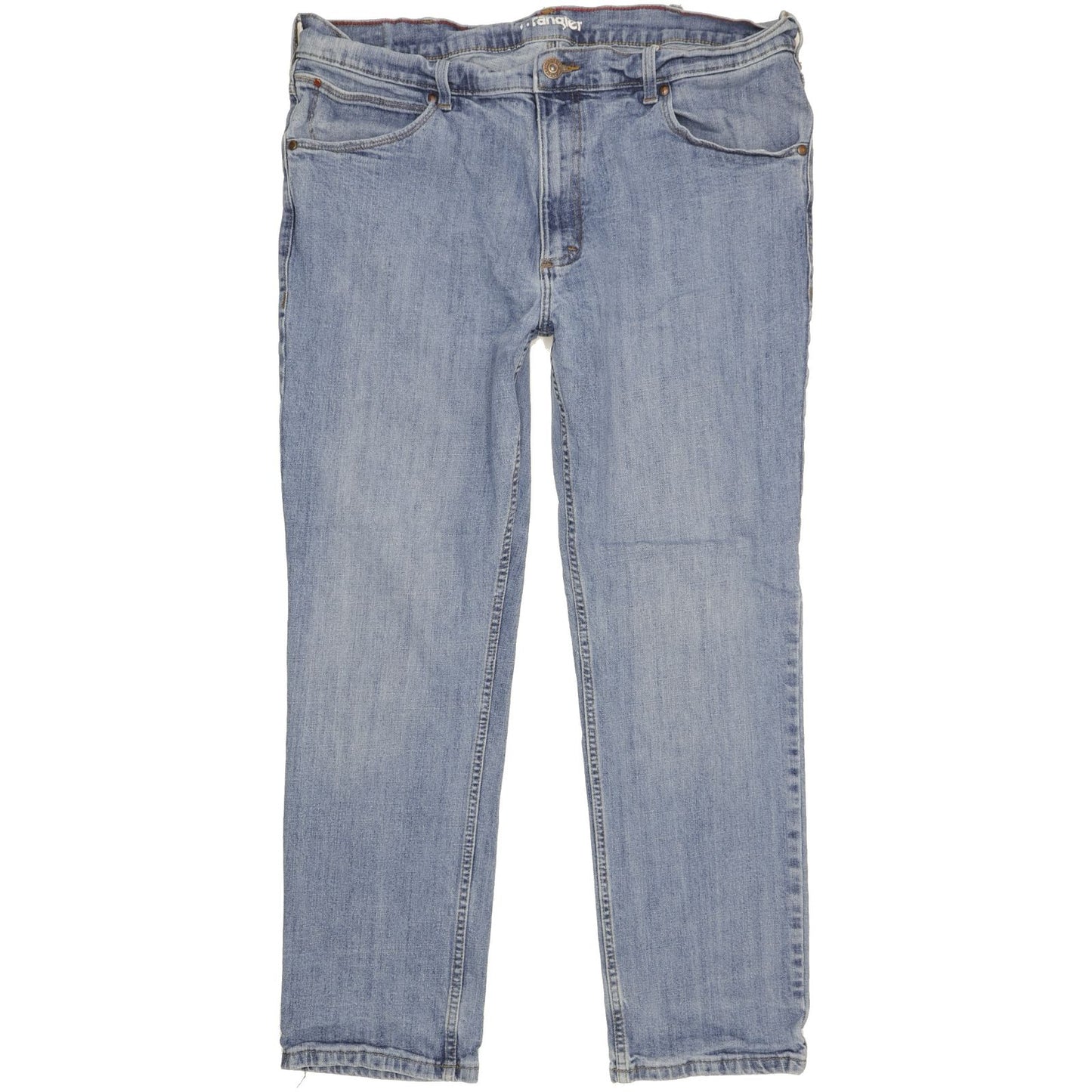 Wrangler Men Blue Straight Regular Stretch Jeans W38 L29