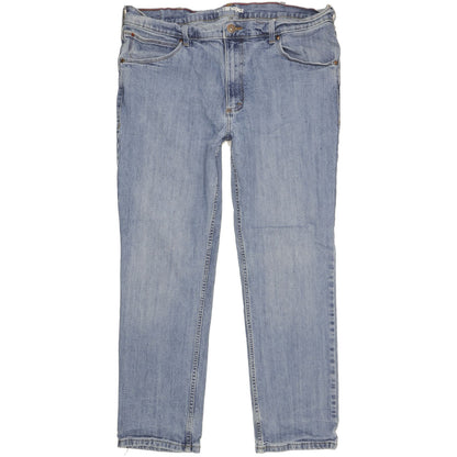 Wrangler Men Blue Straight Regular Stretch Jeans W38 L29