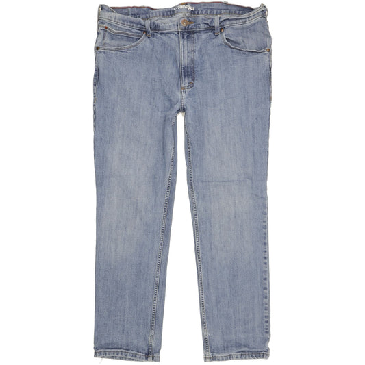 Wrangler Men Blue Straight Regular Stretch Jeans W38 L29
