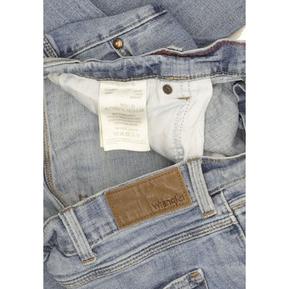Wrangler Men Blue Straight Regular Stretch Jeans W38 L29
