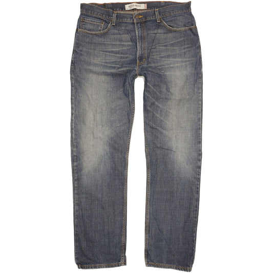 Levi's 505 Men Blue Straight Regular Jeans W38 L34