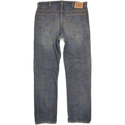 Levi's 505 Men Blue Straight Regular Jeans W38 L34