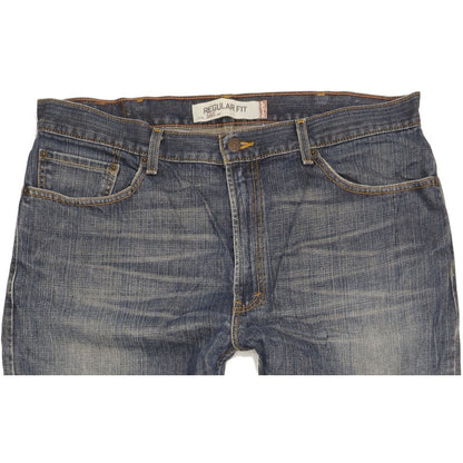 Levi's 505 Men Blue Straight Regular Jeans W38 L34