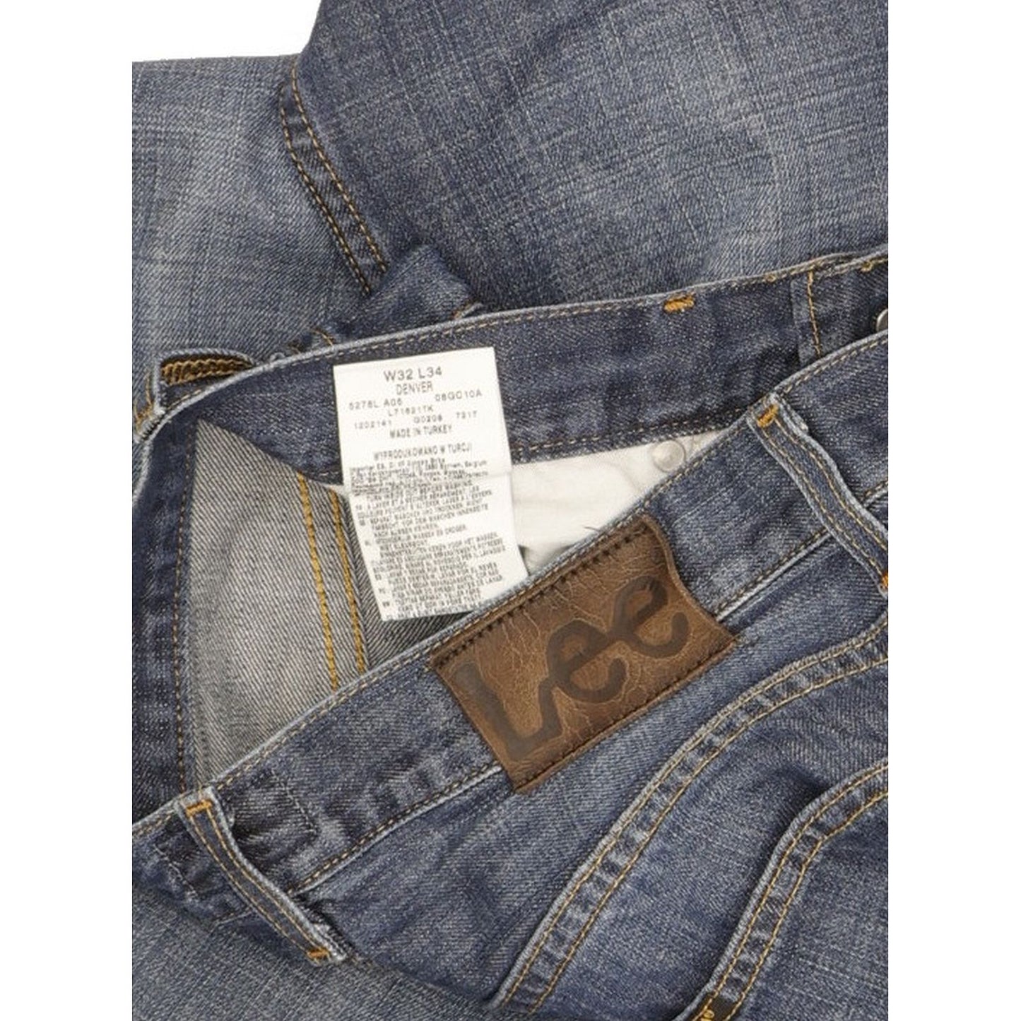 Lee Denver Men Blue Bootcut Regular Jeans W32 L34