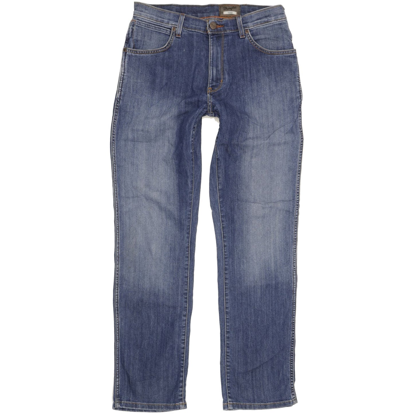 Wrangler Texas Men Blue Straight Regular Stretch Jeans W32 L31
