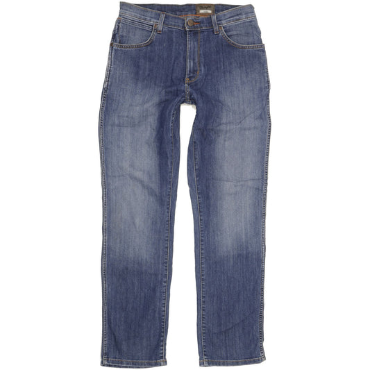 Wrangler Texas Men Blue Straight Regular Stretch Jeans W32 L31