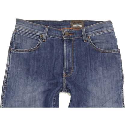 Wrangler Texas Men Blue Straight Regular Stretch Jeans W32 L31