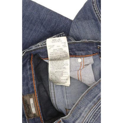 Wrangler Texas Men Blue Straight Regular Stretch Jeans W32 L31