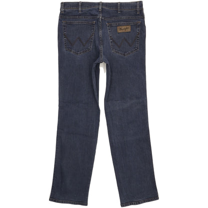 Wrangler Texas Men Blue Straight Regular Stretch Jeans W34 L32