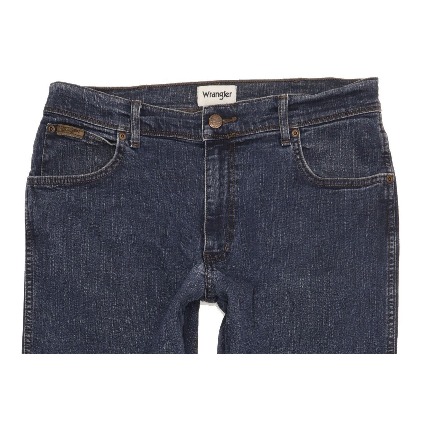 Wrangler Texas Men Blue Straight Regular Stretch Jeans W34 L32