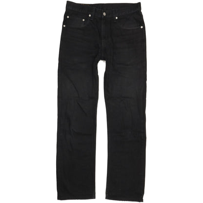 Levi's 752 Men Black Straight Regular Jeans W32 L32
