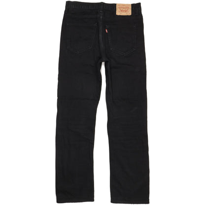 Levi's 752 Men Black Straight Regular Jeans W32 L32