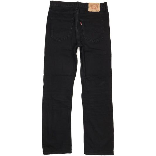 Levi's 752 Men Black Straight Regular Jeans W32 L32