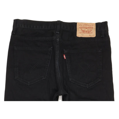 Levi's 752 Men Black Straight Regular Jeans W32 L32