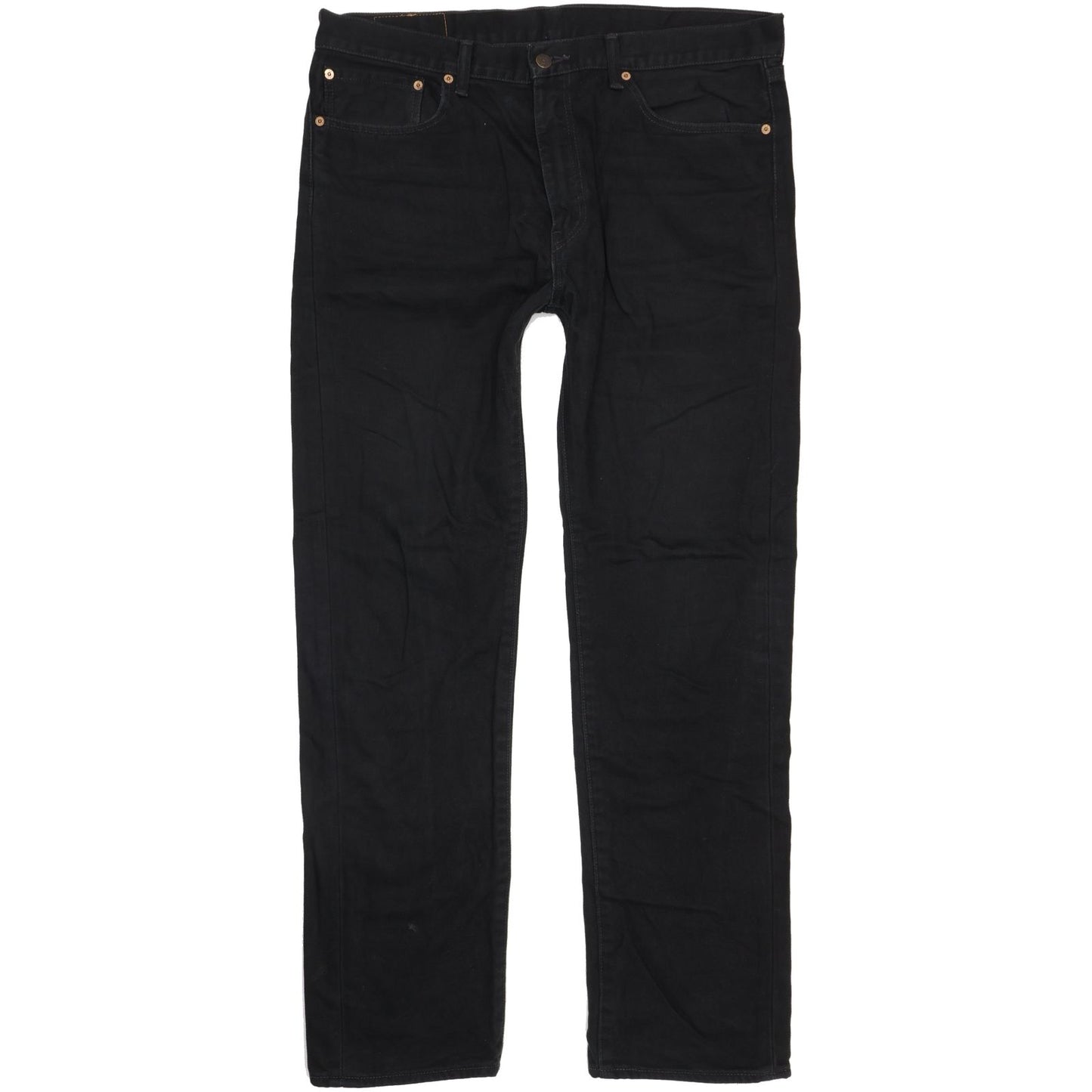 Levi's 505 Men Black Straight Regular Jeans W37 L33