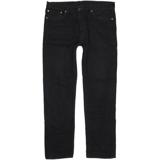 Levi's 505 Men Black Straight Regular Jeans W37 L33