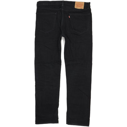 Levi's 505 Men Black Straight Regular Jeans W37 L33