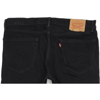 Levi's 505 Men Black Straight Regular Jeans W37 L33