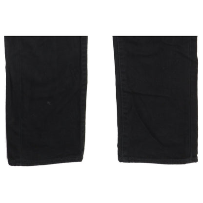Levi's 505 Men Black Straight Regular Jeans W37 L33