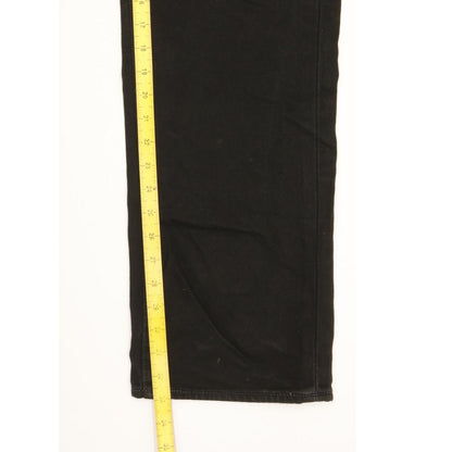 Levi's 505 Men Black Straight Regular Jeans W37 L33
