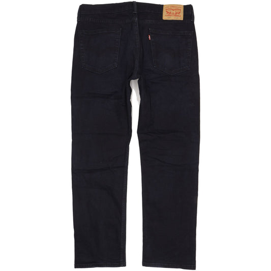 Levi's 514 Men Black Straight Slim Stretch Jeans W34 L31