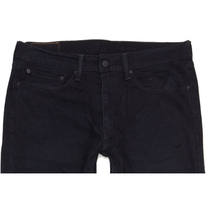 Levi's 514 Men Black Straight Slim Stretch Jeans W34 L31