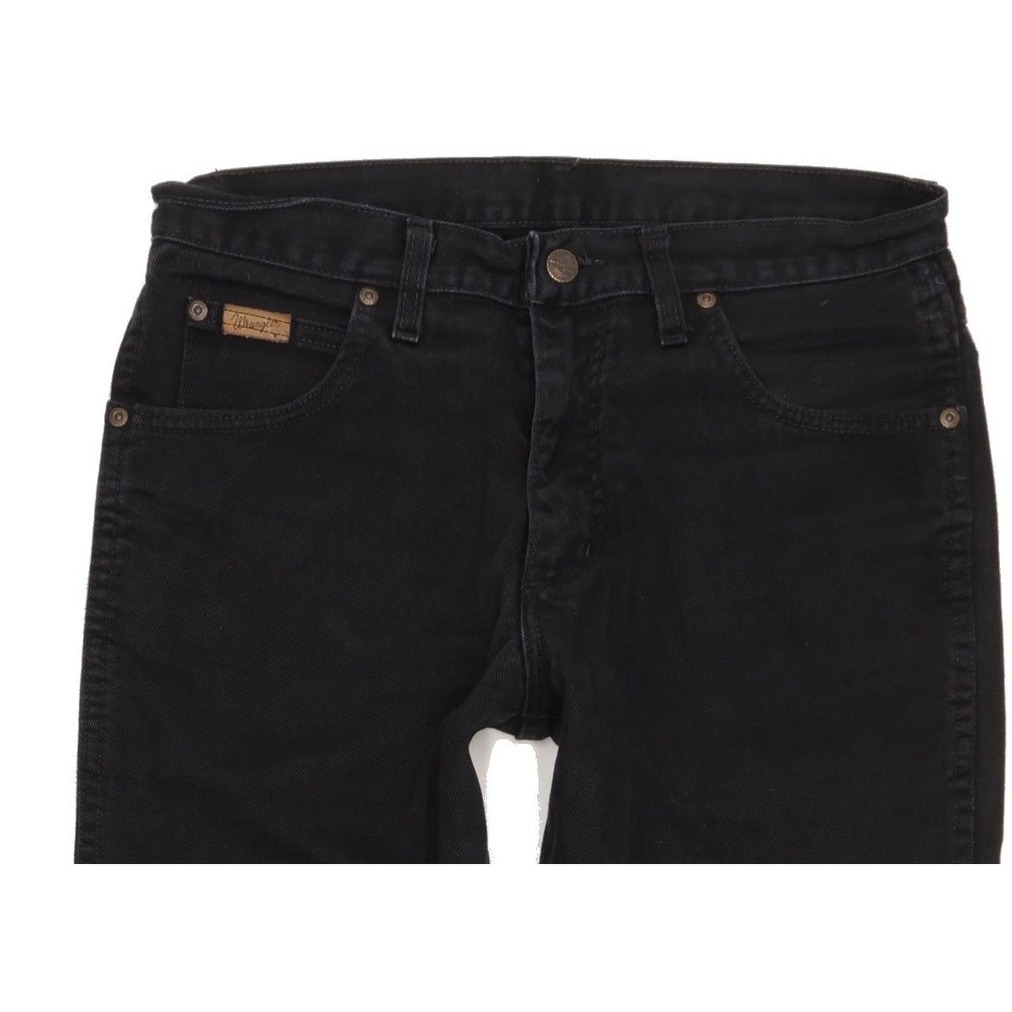 Wrangler Texas Men Black Straight Regular Jeans W32 L32