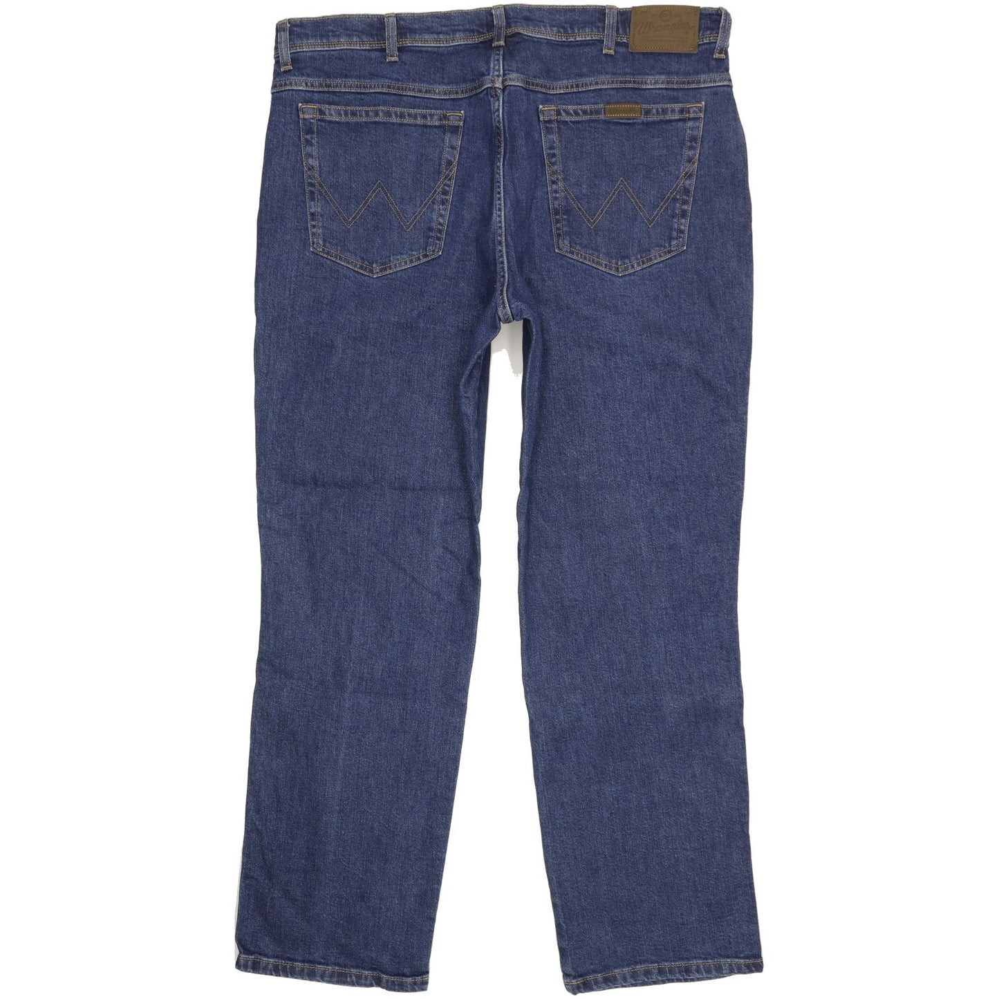 Wrangler Durable Quality Men Blue Straight Regular Stretch Jeans W40 L31