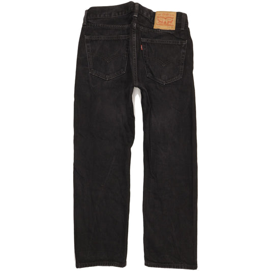 Levi's 505 Men Black Straight Regular Jeans W33 L28