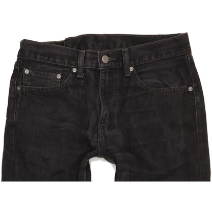 Levi's 505 Men Black Straight Regular Jeans W33 L28