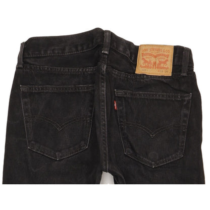 Levi's 505 Men Black Straight Regular Jeans W33 L28