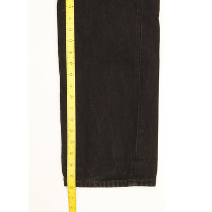 Levi's 505 Men Black Straight Regular Jeans W33 L28
