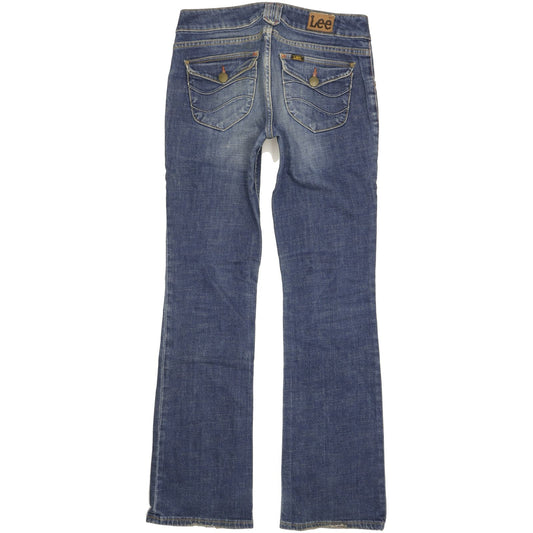 Lee Leola Women Blue Bootcut Slim Stretch Jeans W31 L33