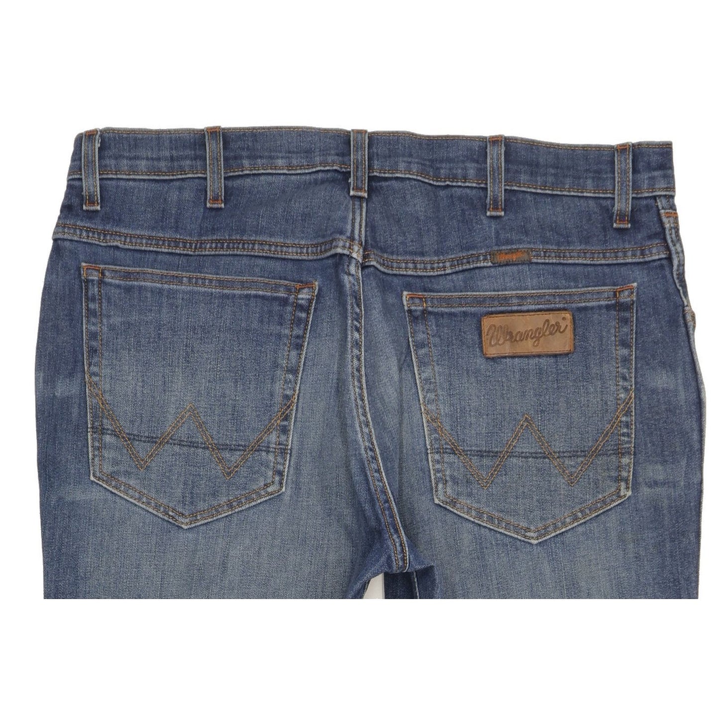 Wrangler Texas Men Blue Straight Regular Stretch Jeans W36 L30