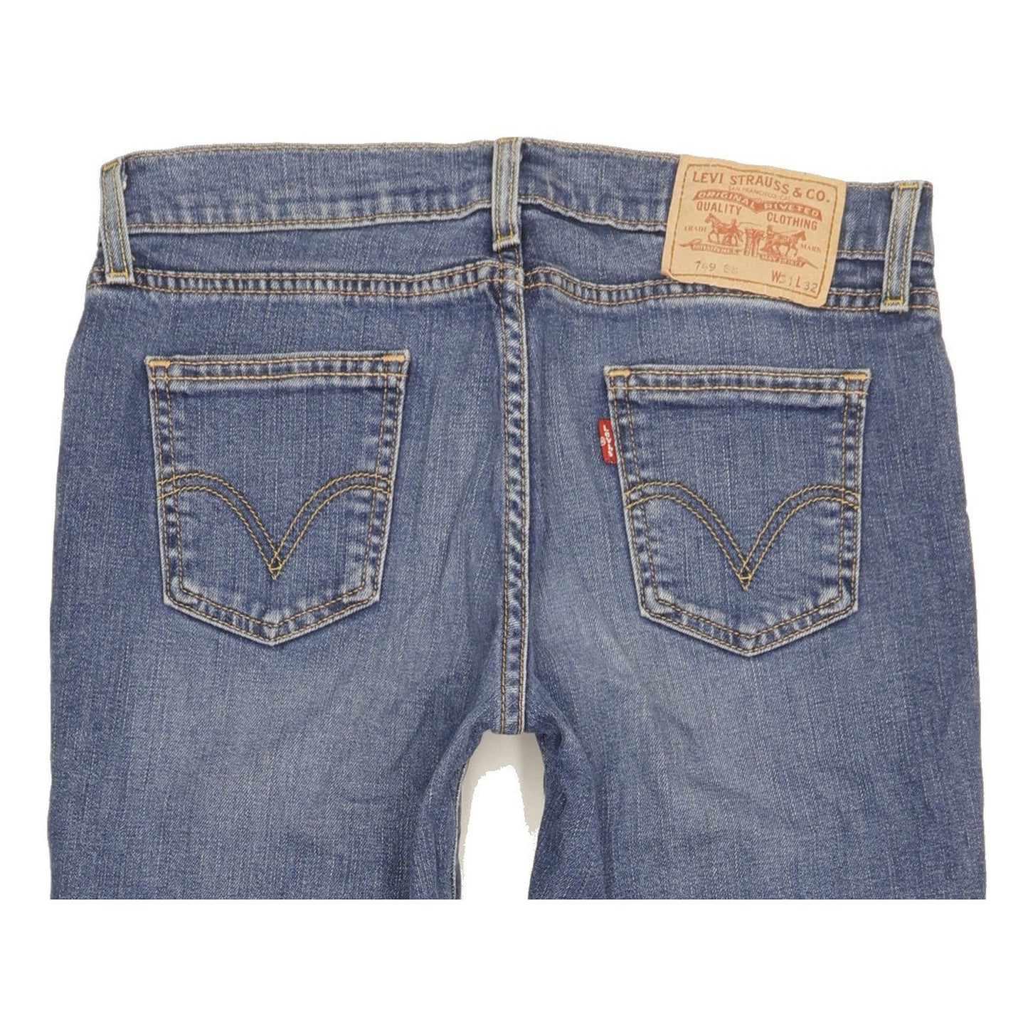 Levi's 749 Men Blue Straight Regular Jeans W31 L27