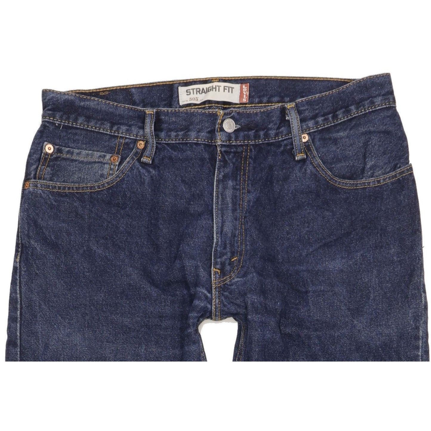Levi's 505 Men Blue Straight Regular Jeans W33 L29