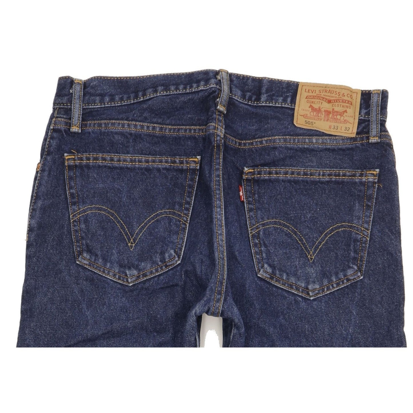 Levi's 505 Men Blue Straight Regular Jeans W33 L29