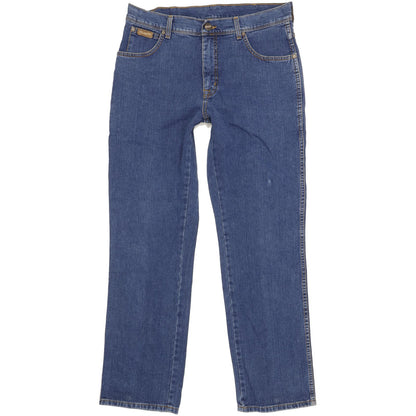 Wrangler Texas Men Blue Straight Regular Jeans W34 L30