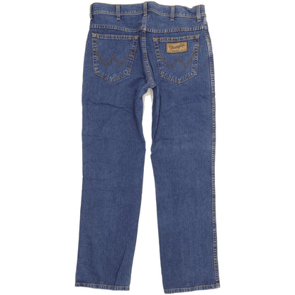 Wrangler Texas Men Blue Straight Regular Jeans W34 L30