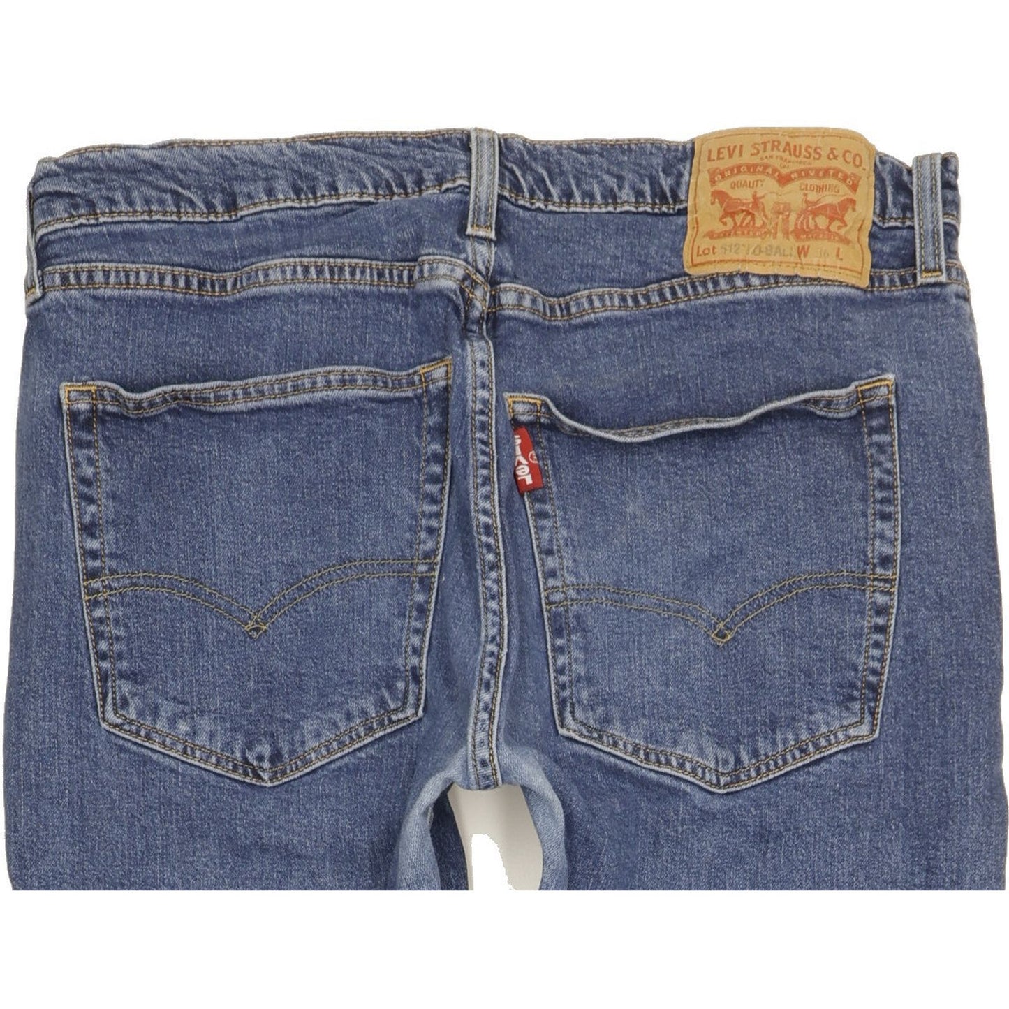 Levi's 512 Lo- Ball Men Blue Tapered Slim Jeans W36 L33