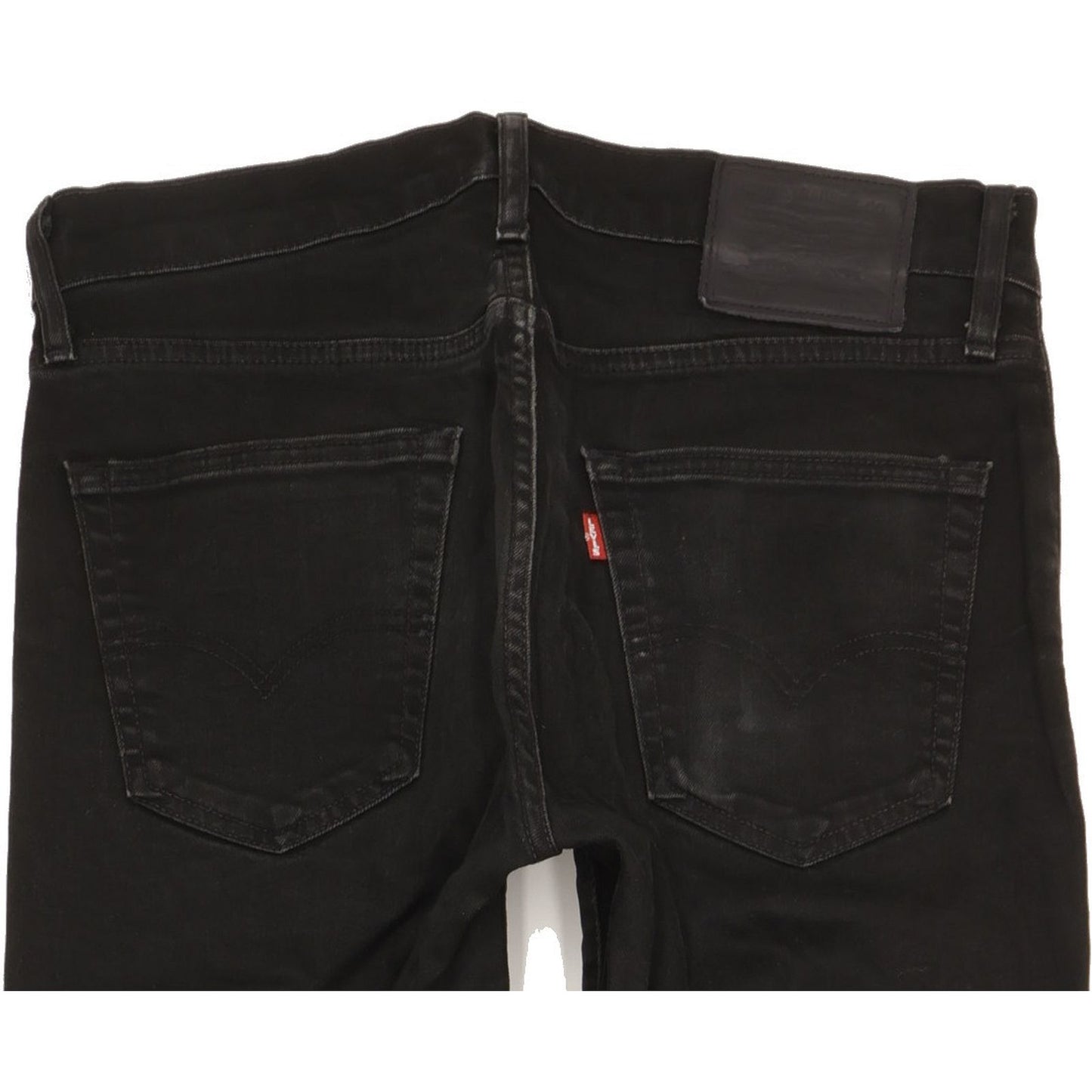 Levi's 512 Men Black Tapered Slim Stretch Jeans W32 L33