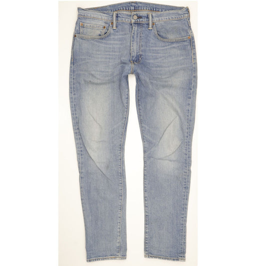 Levi's 512 Men Blue Tapered Slim Stretch Jeans W34 L31